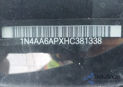 2017 Nissan Maxima 3.5S z USA, uszkodzony, nr VIN 1N4AA6APXHC381338